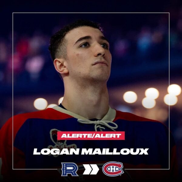 LOGAN MAILLOUX CALLED UP TO CANADIENS